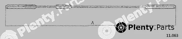 Cabor 11.063 — Accelerator Cable