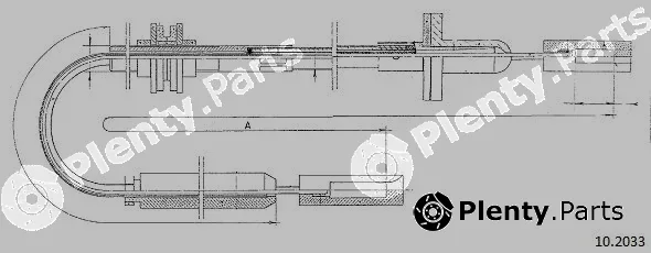 Cabor 10.2033 — Cable Pull, clutch control