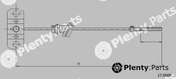 Cabor 17.0689 — Cable Pull, parking brake