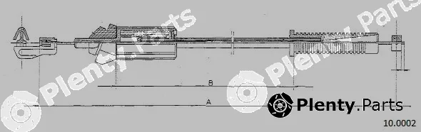 Cabor 10.0002 — Accelerator Cable