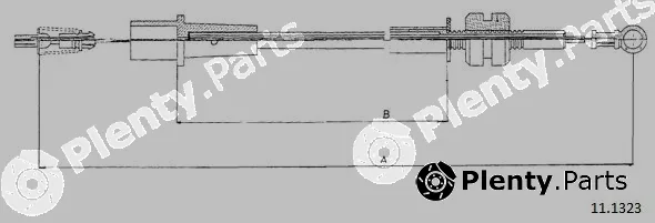 Cabor 11.1323 — Accelerator Cable