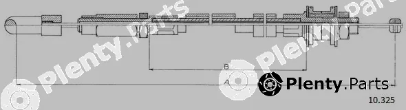 Cabor 10.325 — Cable Pull, clutch control