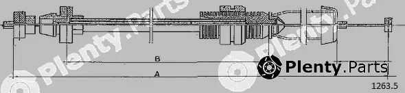 Cabor 1263.5 — Accelerator Cable