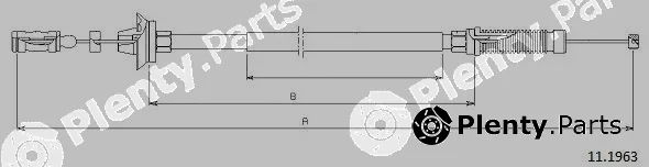 Cabor 11.1963 — Accelerator Cable