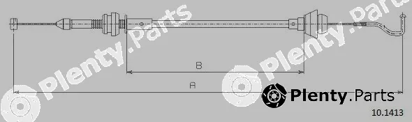 Cabor 10.1413 — Accelerator Cable