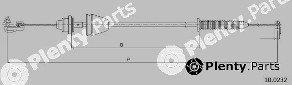 Cabor 10.0232 — Accelerator Cable