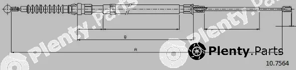 Cabor 10.7564 — Cable Pull, parking brake