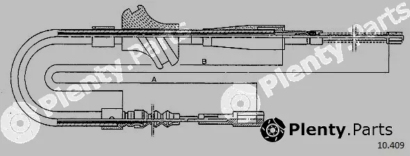 Cabor 10.409 — Cable Pull, parking brake