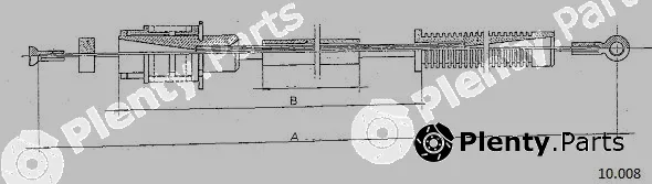 Cabor 10.008 — Accelerator Cable