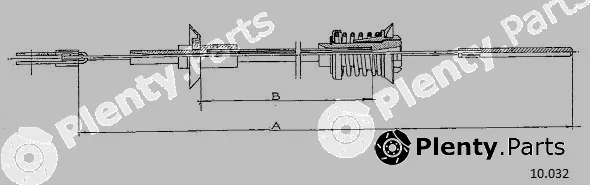 Cabor 10.032 — Accelerator Cable