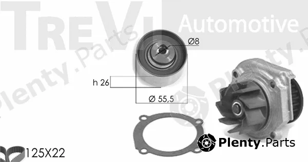 Trevi Automotive KD1090HP — Water Pump & Timing Belt Kit