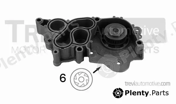 Trevi Automotive TP1318 — Water Pump, engine cooling