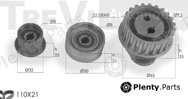 Trevi Automotive KD1115 — Timing Belt Kit