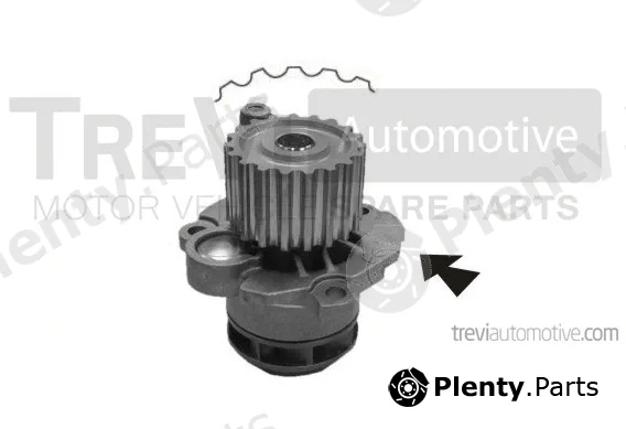 Trevi Automotive TP861 — Water Pump, engine cooling