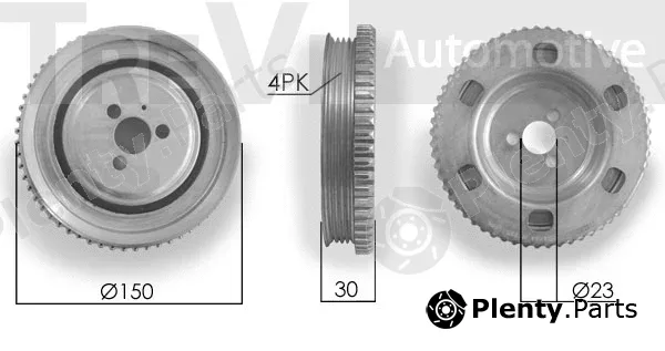 Trevi Automotive PC1141 — Belt Pulley, crankshaft