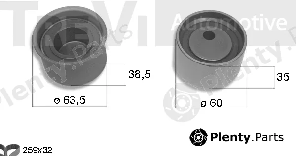 Trevi Automotive KD1376 — Timing Belt Kit