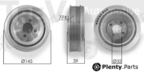 Trevi Automotive PC1041 — Belt Pulley, crankshaft