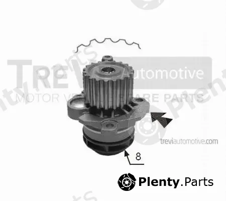 Trevi Automotive TP1455 — Water Pump, engine cooling