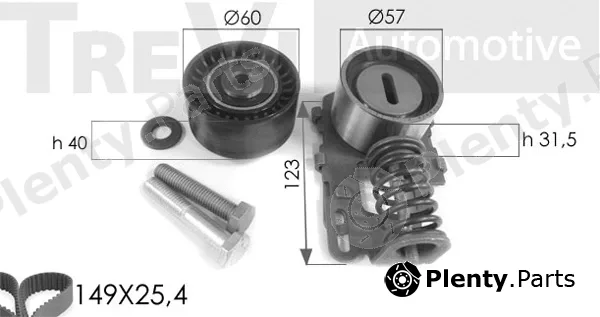Trevi Automotive KD1022 — Timing Belt Kit