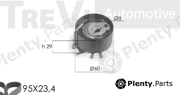 Trevi Automotive KD1240HP — Water Pump & Timing Belt Kit