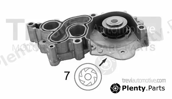 Trevi Automotive TP1367 — Water Pump, engine cooling