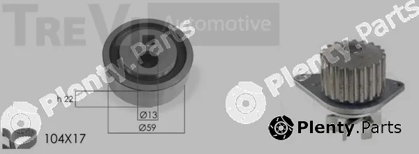 Trevi Automotive KD1001HP — Water Pump & Timing Belt Kit