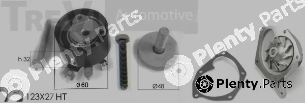 Trevi Automotive KD1012HP2 — Water Pump & Timing Belt Kit