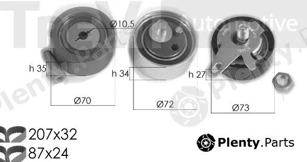Trevi Automotive KD1294 — Timing Belt Kit