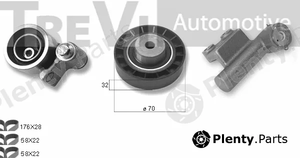 Trevi Automotive KD1393 — Timing Belt Kit