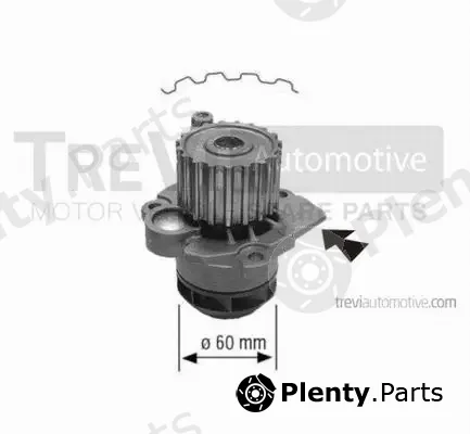 Trevi Automotive TP975 — Water Pump, engine cooling