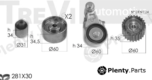 Trevi Automotive KD1454 — Timing Belt Kit
