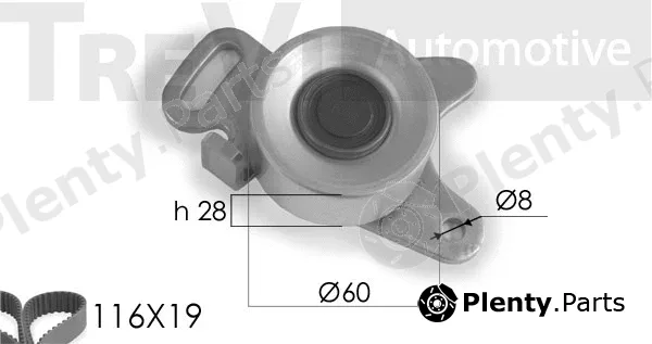 Trevi Automotive KD1040 — Timing Belt Kit