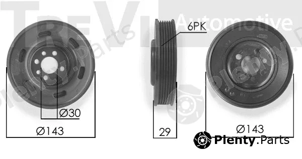Trevi Automotive PC1175 — Belt Pulley, crankshaft