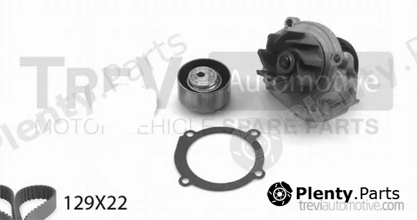 Trevi Automotive KD1091AHP — Water Pump & Timing Belt Kit