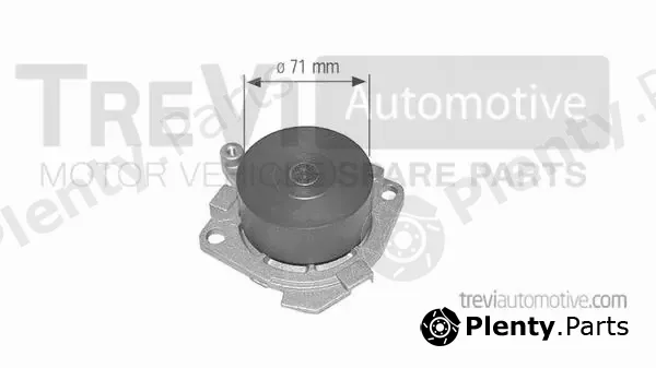 Trevi Automotive TP721 — Water Pump, engine cooling