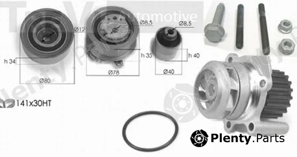 Trevi Automotive KD1314HP — Water Pump & Timing Belt Kit