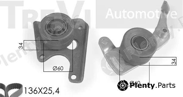 Trevi Automotive KD0002HP — Water Pump & Timing Belt Kit