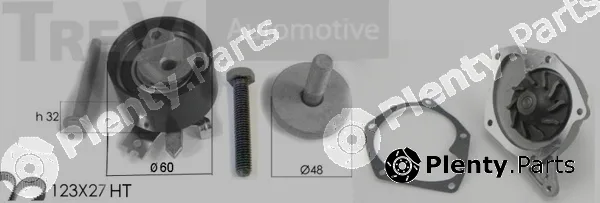 Trevi Automotive KD1012HP1 — Water Pump & Timing Belt Kit