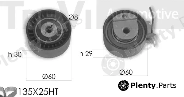 Trevi Automotive KD1365HP — Water Pump & Timing Belt Kit