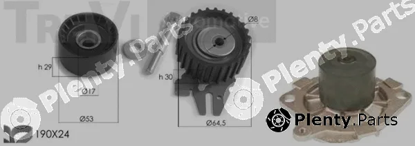 Trevi Automotive KD1005HP — Water Pump & Timing Belt Kit