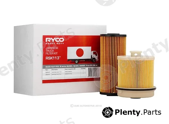 Ryco RSK113 — Filter Set