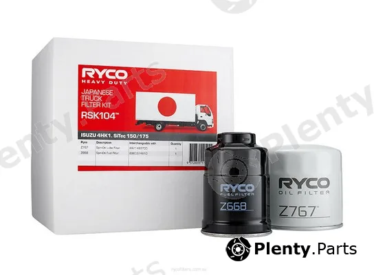 Ryco RSK104 — Filter Set