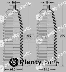 Borg & Beck BSG3264 — Bellow Kit, steering