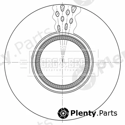 Borg & Beck BBD32599 — Brake Disc