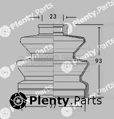 Borg & Beck BCB2183 — Bellow Kit, drive shaft