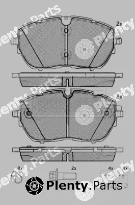 Borg & Beck BBP2546 — Brake Pad Set, disc brake