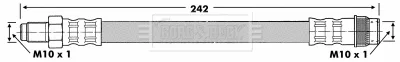 Borg & Beck BBH6231 — Brake Hose