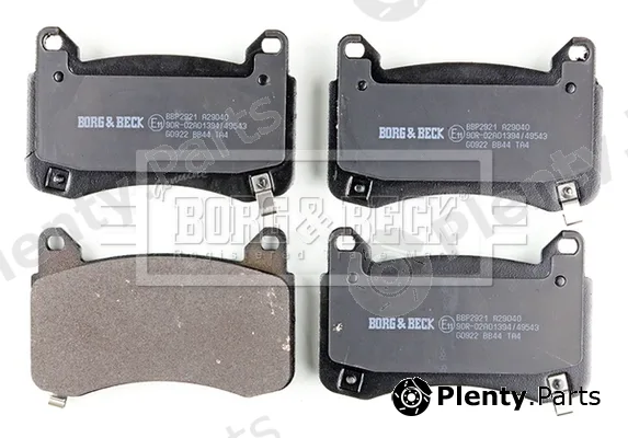 Borg & Beck BBP2921 — Brake Pad Set, disc brake