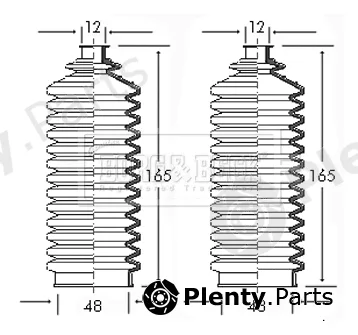 Borg & Beck BSG3020 — Bellow Kit, steering