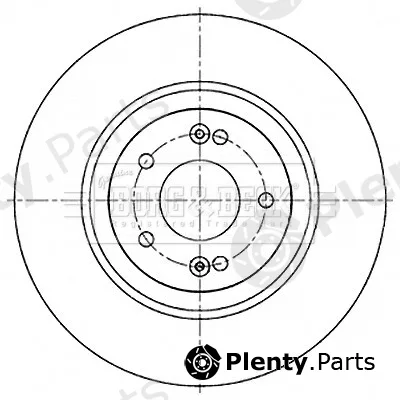 Borg & Beck BBD5238 — Brake Disc